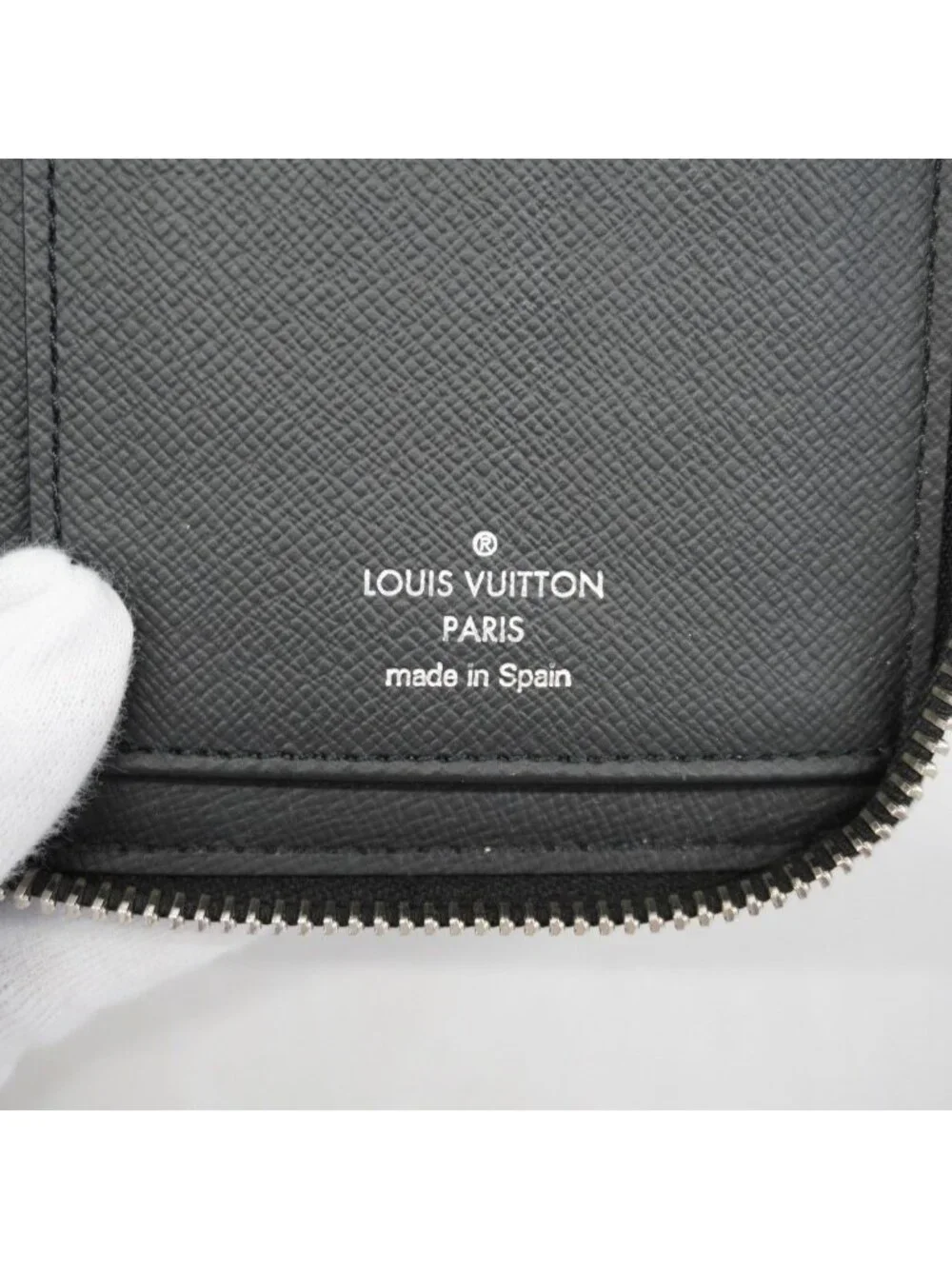 Louis Vuitton Wallet Damier Graphite Zippy Walletvertical Black Blue